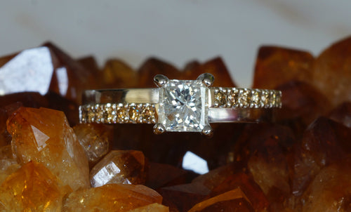 Princess Diamond Engagement ring